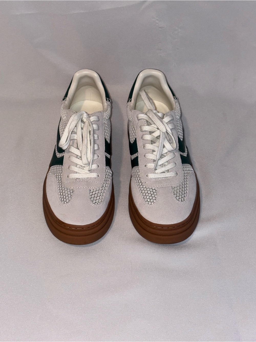 Steve Madden Men's Low-Top Sneakers in White, Black & Brown